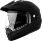 Md 74 Solid Helmets Matte Black Xs