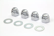 Load image into Gallery viewer, Rocker Shaft Chrome End Cap Type Nut with Washers