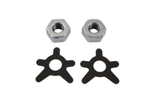 Load image into Gallery viewer, Brake Shaft Nut and Lock Kit Chrome