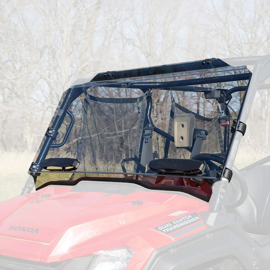 Poly Front Windshield Full Fixed Vented Hon