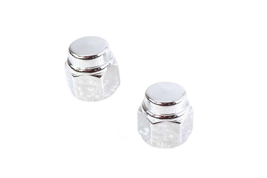 Chrome Cap Nut Fine 7/16 inch-20 Thread