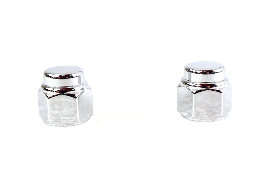 Chrome Cap Nut Fine 7/16 inch-20 Thread