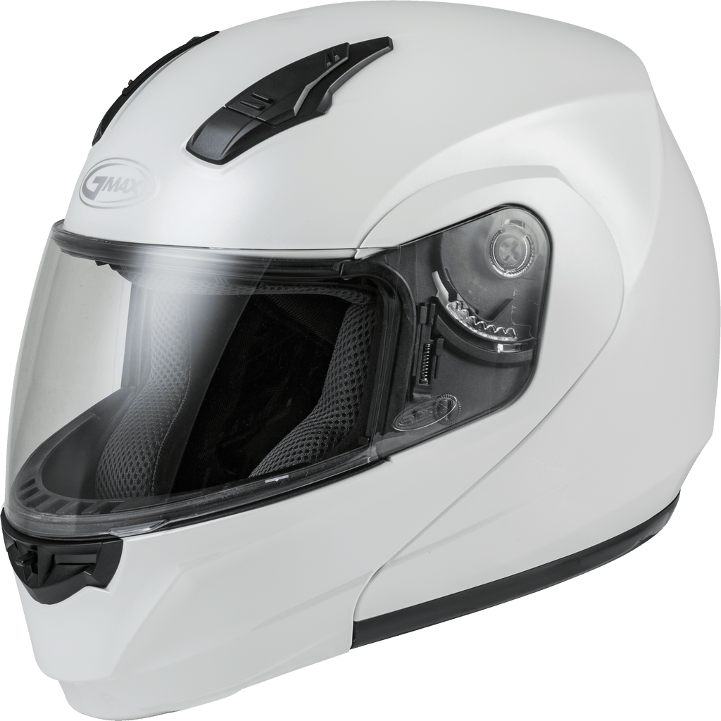 Md 04 Modular Helmet Pearl White 2x