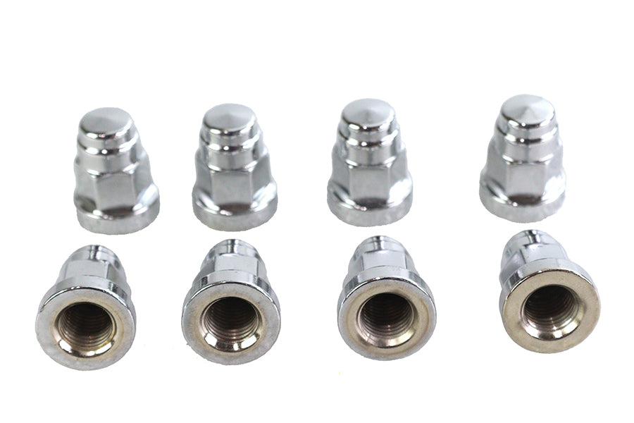 Cylinder Base Hex Cap Nut Chrome Milled