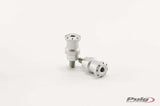 PUIG Swingarm Spools Hi-Tech 8mm Silver 2/Pk 561-4001S