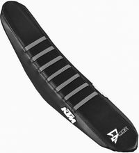 Load image into Gallery viewer, Seat Cover Black/Grey Ribs