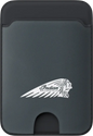 Indian Card Wallet W/Headdress Gray W/Logo
