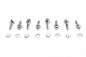 Chrome Tappet Block Hex Screw
