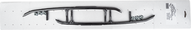 SLP Carbide Runners 4-inch skis for cross-country skis, showing metal carbide tips for durability and traction.
