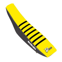 Load image into Gallery viewer, Seat Cover Black/Yellow W/Ribs