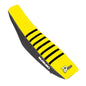 Seat Cover Black/Yellow W/Ribs