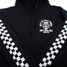 Load image into Gallery viewer, Fully Pinned Youth Hoodie Black Yl