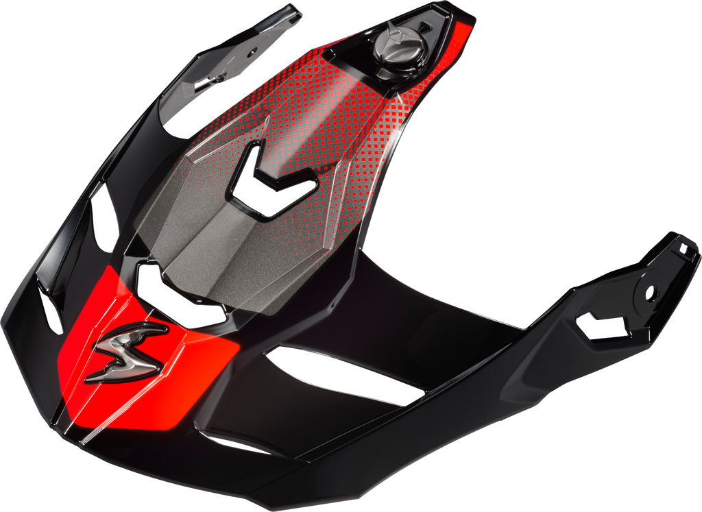 Xt9000 Peak Visor Set Trailhead Red