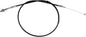 Black Vinyl Throttle Pull Cable