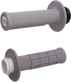 ODI Grips Micro-X Lock-On Grips Half-Waffle Grey/Black (Soft) 206-1151