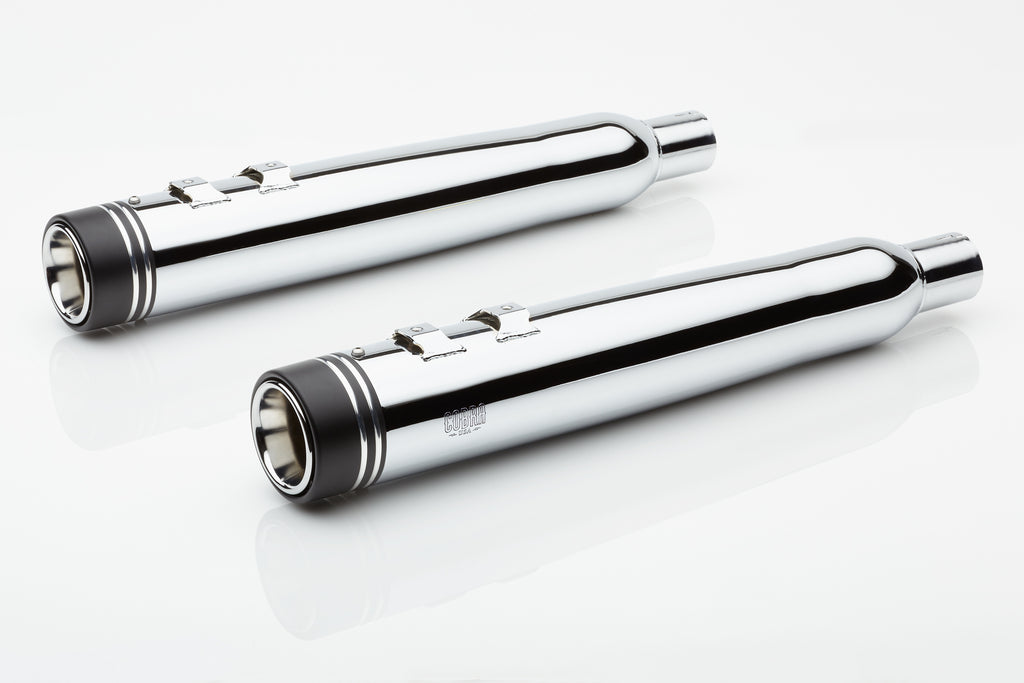 4.5" Groove Tip Slip On Chrome Flh/Flt 17 25
