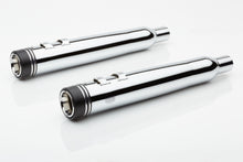 Load image into Gallery viewer, 4.5" Groove Tip Slip On Chrome Flh/Flt 17 25