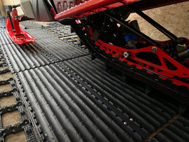 CALIBER Lowpro Glides Narrow 6-inch wide trailer/towing replacement part, single piece, designed for secure towing connections.