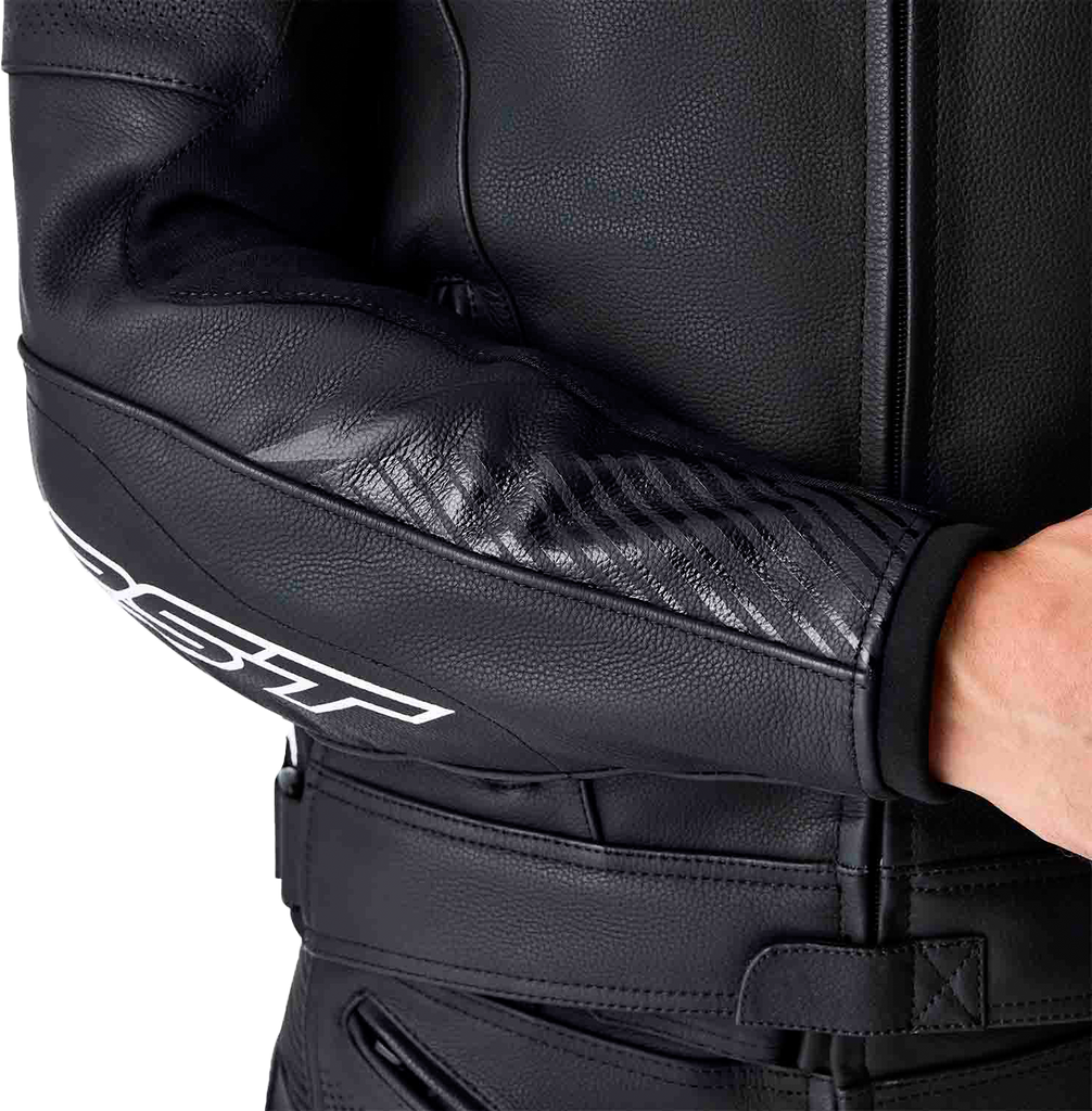 Tractech Evo D3o Jacket Blk/Whi Leather Xl