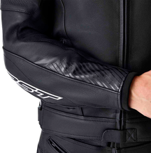 Load image into Gallery viewer, Tractech Evo D3o Jacket Blk/Whi Leather Xl