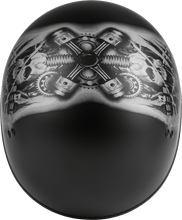 Load image into Gallery viewer, Hh 65 Half Helmet Tormentor Naked Matte Black/Silver Xl