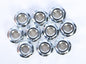 Flange Nut Chrome 10/Pk