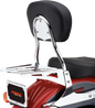 Short Sissy Bar Round Chrome Flst 00 06