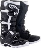 alpine star Tech 7 Enduro Drystar Boots Black/White Sz 6 482-29506