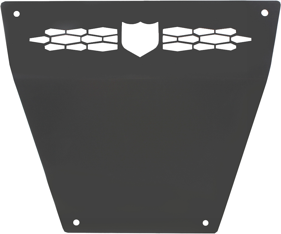Front Race Skid Plate Solar Black Pol