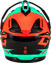 Load image into Gallery viewer, Gm 11s Ronin Snow Helmet W/ Elec Shld Black/Aqua/Coral Sm