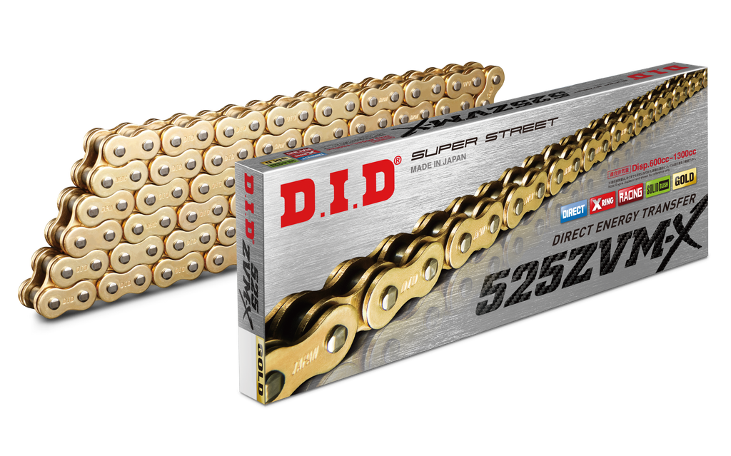 Super Street 525zvmxg 100l X Ring Chain Gold