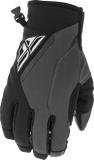 Fly Racing Youth Title Gloves Black/Grey Sz 06 371-05106