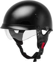 Load image into Gallery viewer, Hh 65 Half Helmet Full Dressed Black Md