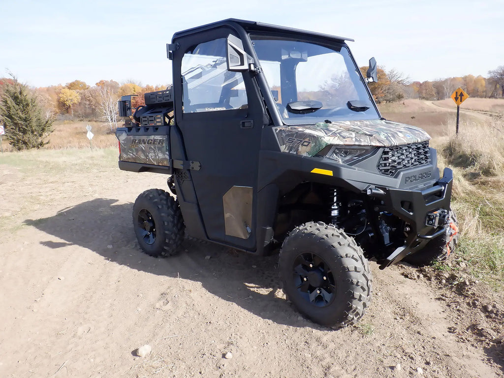 Poly Front Windshield Full Fixed Vented Pol