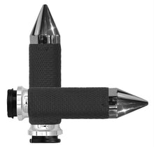 Load image into Gallery viewer, Fly By Wire Throttle Memory Foam Grip Chrome