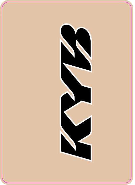 Upper Fork Decal Kyb Black