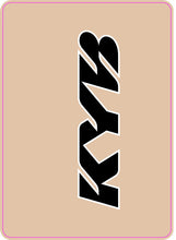 Load image into Gallery viewer, Upper Fork Decal Kyb Black