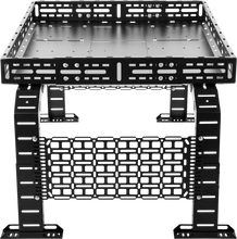 Load image into Gallery viewer, OPEN TRAIL Universal UTV bed rack showing sturdy steel frame and mounting points for secure cargo storage.