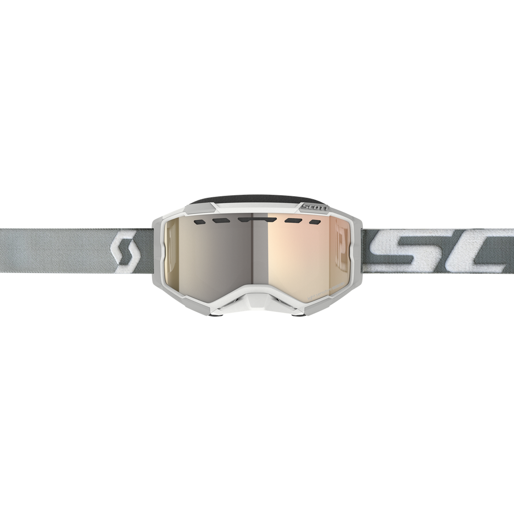 Fury Snowcross Goggle White/ Grey Ls Bronze Chrome