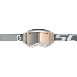 Fury Snowcross Goggle White/ Grey Ls Bronze Chrome