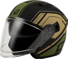 Load image into Gallery viewer, Of 87 Duke Helmet Matte Black/Green Xs