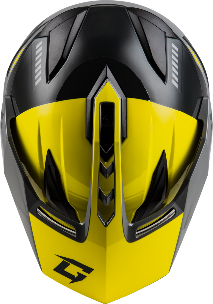 Gm 11s Ronin Snow Helmet Yellow/Silver/Grey Sm