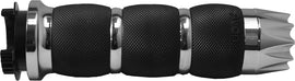 AVON All Balls Air Cushioned Grips Excaliber Chrome Victory motorcycle handlebar grips with chrome finish and cushioned comfort