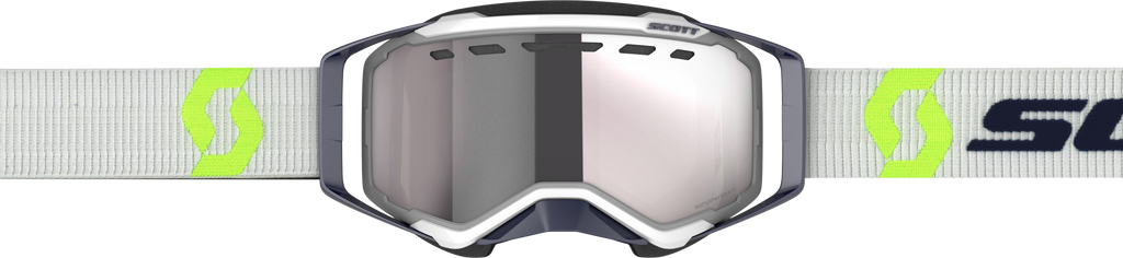 Prospect Goggle Snow Cross Grey/Ylw W/Enh Silver Chrome