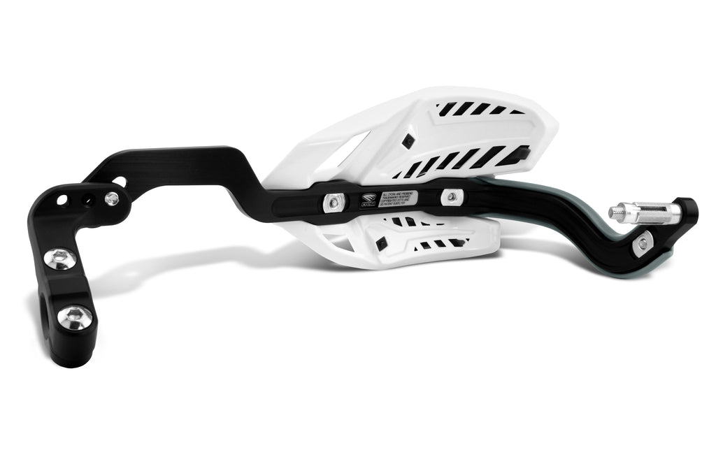 Crm Wrap Around Handguards 1 1/8" Clamp   White/Black