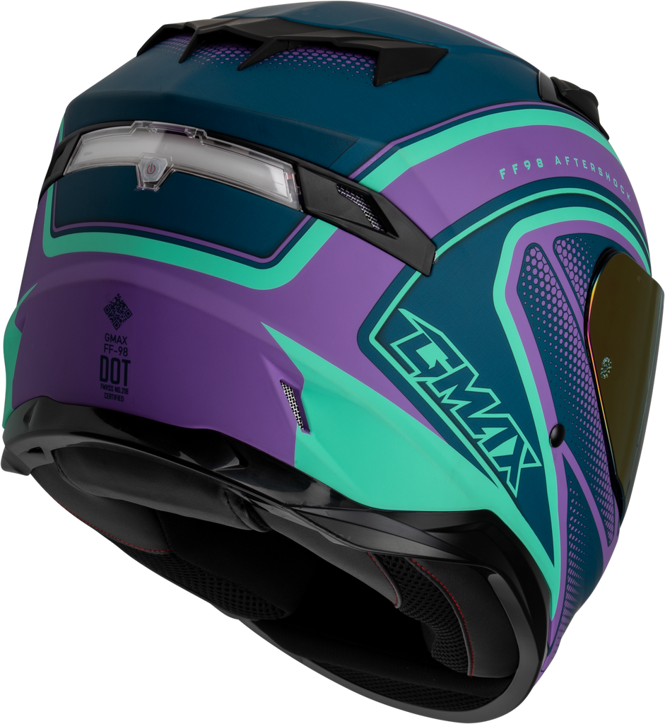 Ff 98 Aftershock Helmet Matte Purple/Blue Xs