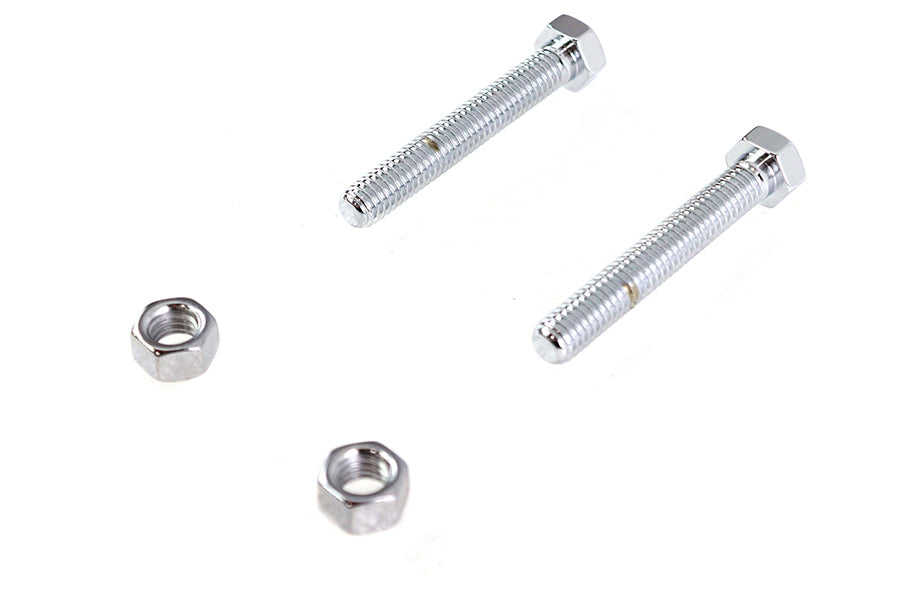 Chrome Rear Axle Adjuster Screws