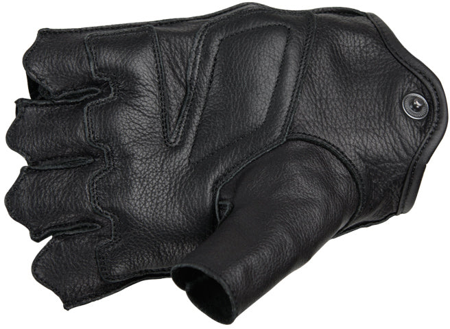 Half Cut Gloves Black Sm