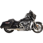 BASSANI SHORT 2:1 ROAD RAGE 3 EXHAUST STAINLESS HARLEY BAGGERS - The Speed Shop Canada