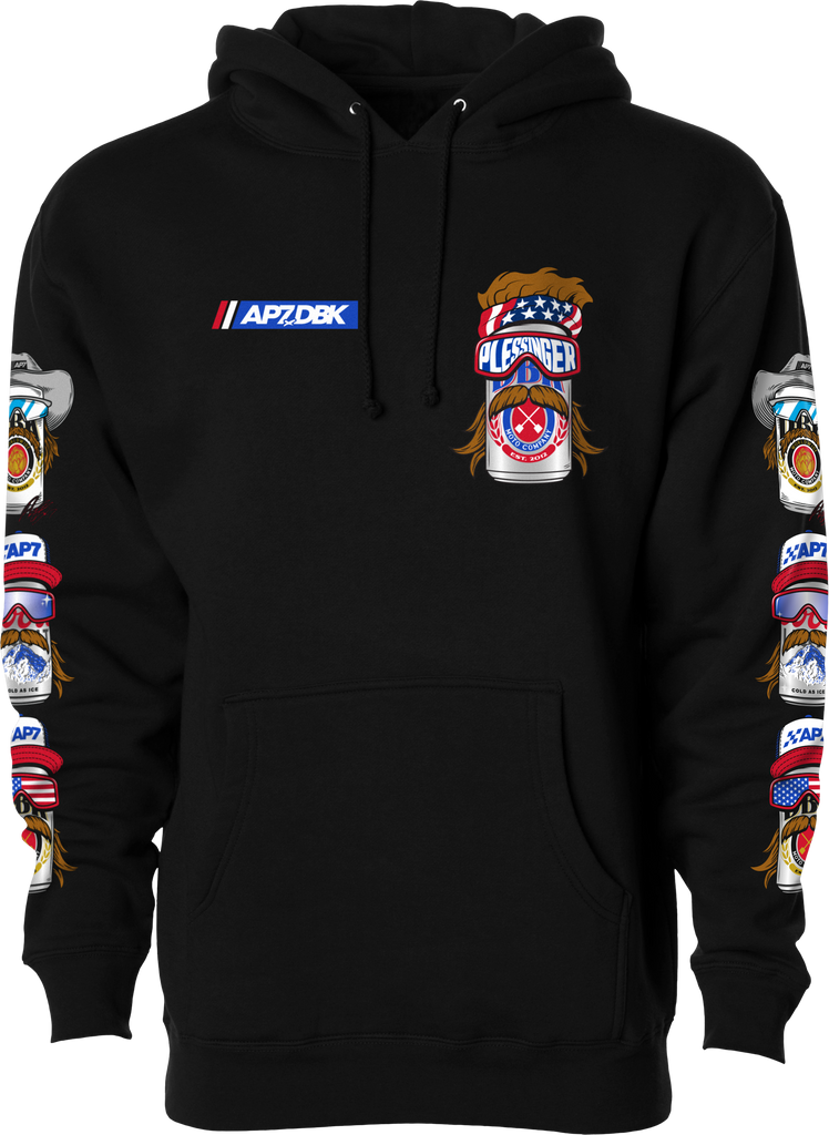Mullet Madness Hoodie Black Lg